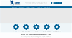 Desktop Screenshot of grovergundrilling.com